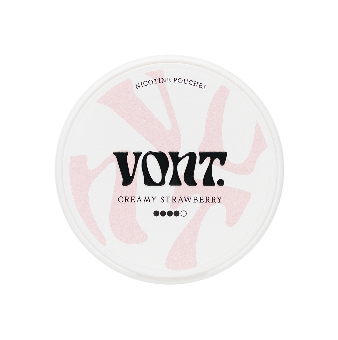 Creamy Strawberry Strong nicotine pouches tin